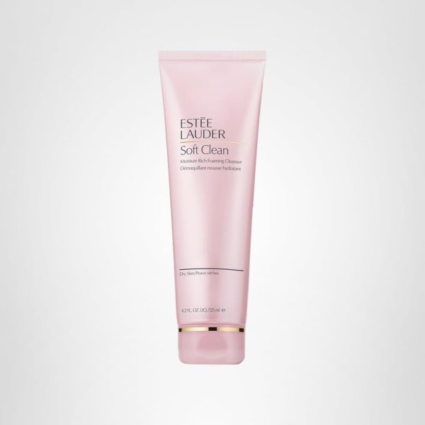 Estée Lauder Soft Clean Moisture Rich Foaming Face Wash Cleanser, 4.2 Ounce